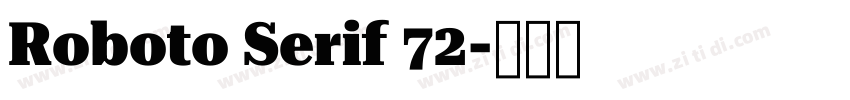 Roboto Serif 72字体转换